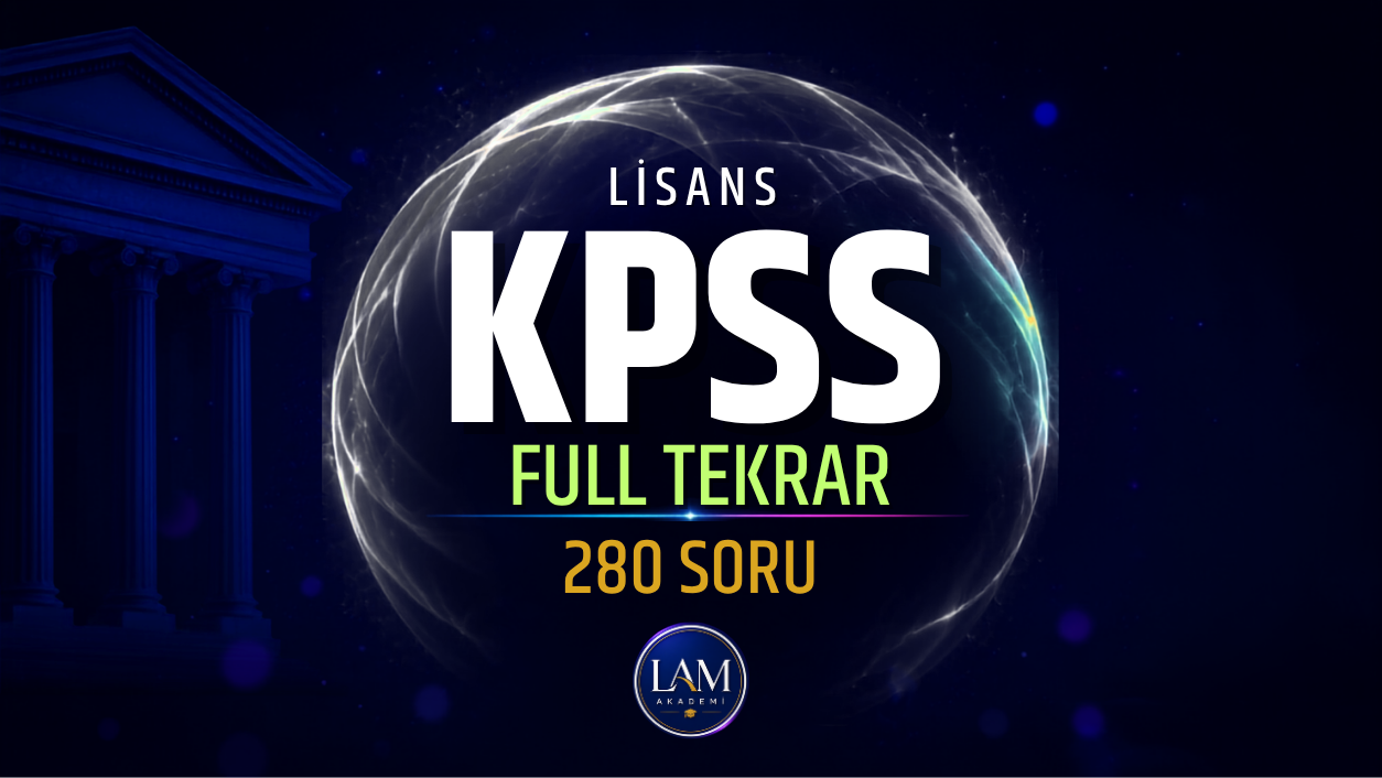 KPSS Lisans 280 Soruda Full Tekrar
